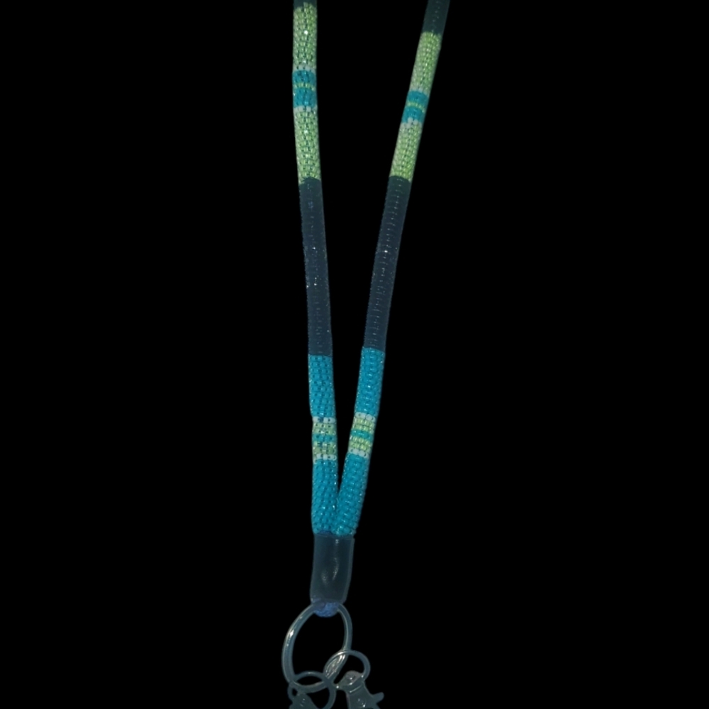 DELICA SIZE 11 SEED BEADED LANYARD